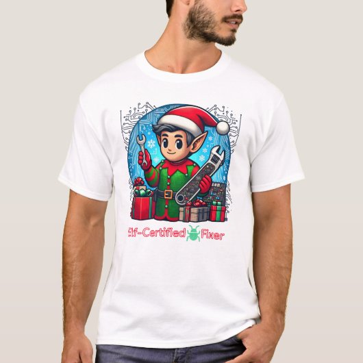 ELF-gecertificeerde bugfix! T-shirt (Voorkant)