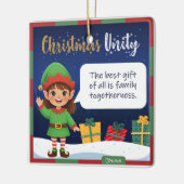 Elf Girl Christmas Ornament (Links)