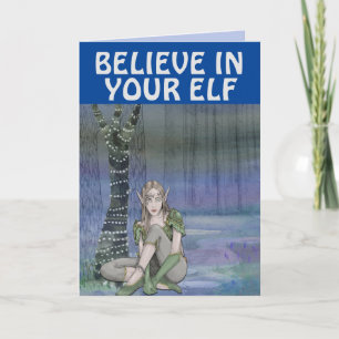 ELF GIRL FANTASY BIRTHDAY CARDS KAART