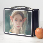 ELF GIRL METAL RETRO LUNCHBOX (En situation)