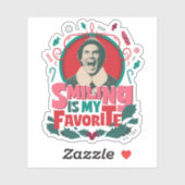Elf - Glimlachen is mijn favoriet Sticker (Vel)