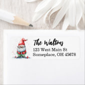 Elf Gnome Christmas Etiket (Insitu)