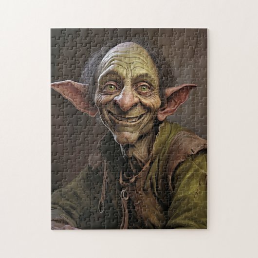 ELF GNOME GRAPPIGE ZELDZAME LEGPUZZEL (Verticaal)