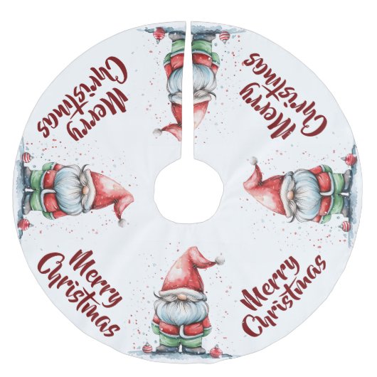 Elf Gnome Kerstboom Rok (Voorkant)