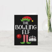 Elf Groep Matching Familie Kerstkostuum De Bo Kaart (Voorkant)