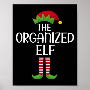 Elf Groep Matching Familie Xmas Kostuum De Organiz Poster