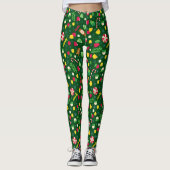 Elf het Patroon van het Snoep van de Film Leggings (Voorkant)