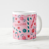 Elf Holiday Snoep Pattern Extra Grote Beker (Voorkant rechts)