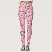 Elf Holiday Snoep Pattern Leggings (Voorkant)