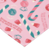 Elf Holiday Snoep Pattern Tafelkleed (Gekanteld)