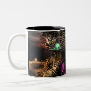 Elf House Tweekleurige Koffiemok