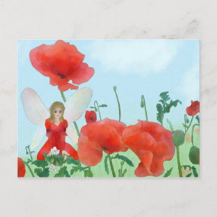 Elf im Mohn Briefkaart