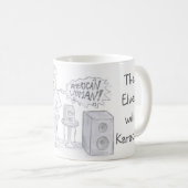 Elf Karaoke Coffee Mok (Voorkant rechts)