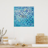 Elf keer elf keer het Numerology Pattern #1 Poster (Keuken)