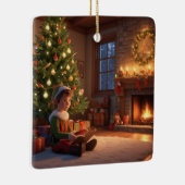 Elf Keramisch Ornament (Rechts)