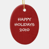 Elf Keramische kerstversiering Keramisch Ornament (Achterkant)