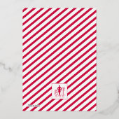 Elf kerst Kaart met foto (Achterkant)