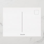 Elf kerst Kaart met foto (Achterkant)