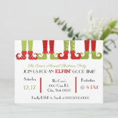 Elf Kerstfeest Kaart (Staand voorkant)