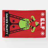 Elf kerstfeest spandoek (Horizontaal)