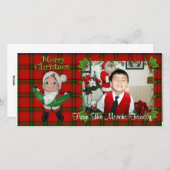 Elf Kerstkaart (Voorkant / Achterkant)