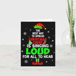 Elf Kerstmis De Manier Om Kerstvreugde Te Versprei Kaart