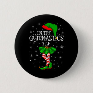 Elf Kerstmis Matching Familie Vrouwen Meisjes Elf Ronde Button 5,7 Cm