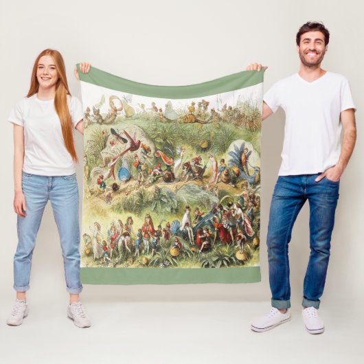 Elf King fleece deken (In situ)