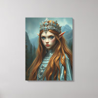Elf Koningin Canvas – Fantasie Muur Kunst