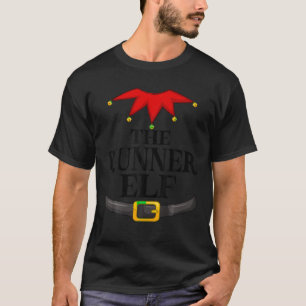 Elf kostuum bijpassende familie groep de loper elf t-shirt