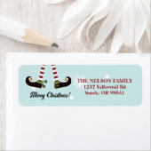 Elf kousen Kerst retour adres labels (Insitu)