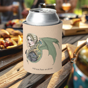 Elf Krijger Draak Fantasie Magisch Middeleeuws Per Blikjeskoeler