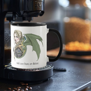 Elf Krijger Draak Fantasie Magisch Middeleeuws Per Mok