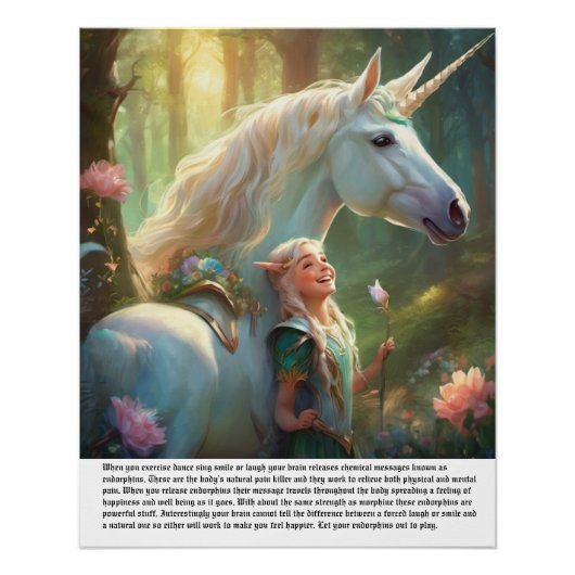 Elf Laughter Perfect Poster (Voorkant)