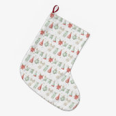 Elf Laundry Pattern  Grote Kerstsok (Voorkant (Hangend))