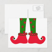Elf Legs kerstBriefkaart Feestdagenkaart (Voorkant / Achterkant)