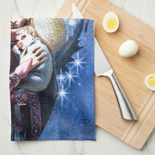 Elf Madonna Theedoek (Quarter Fold)