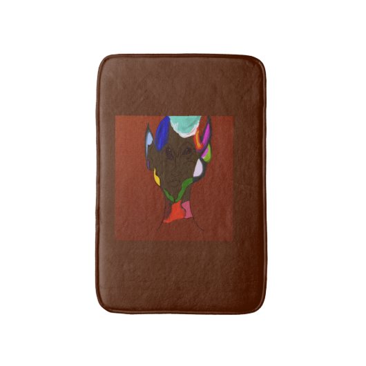 Elf Map Art Badmat (Voorkant Verticaal)