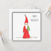 Elf met boom kaart (Voorkant / Achterkant in situ)