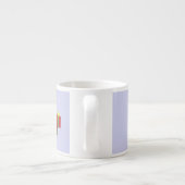Elf met rode doos linker espresso mok (Achterkant)