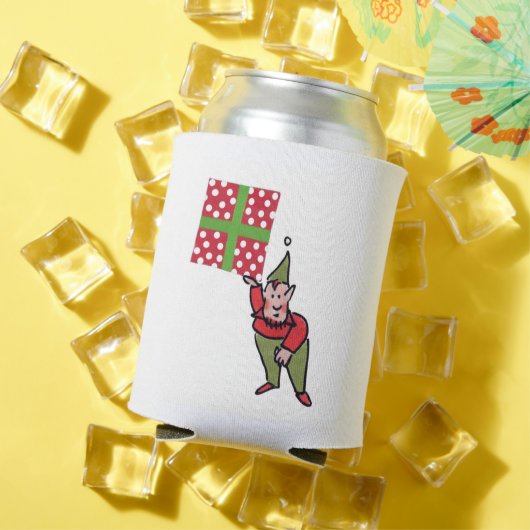 Elf Met Stip Geschenk blikje koeler (Insitu Zomer)