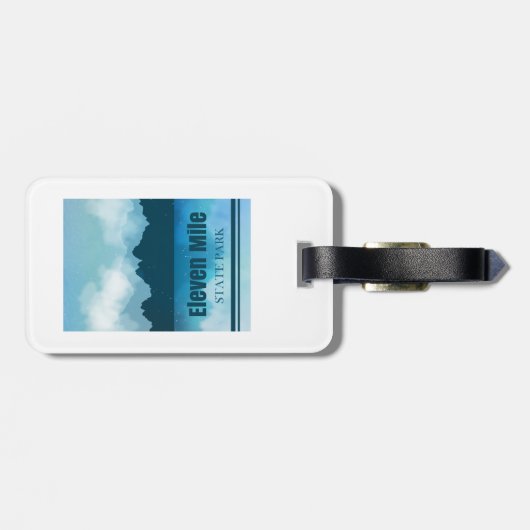 Elf Mile State Park Colorado Reflection Bagagelabel (Achterkant horizontaal)