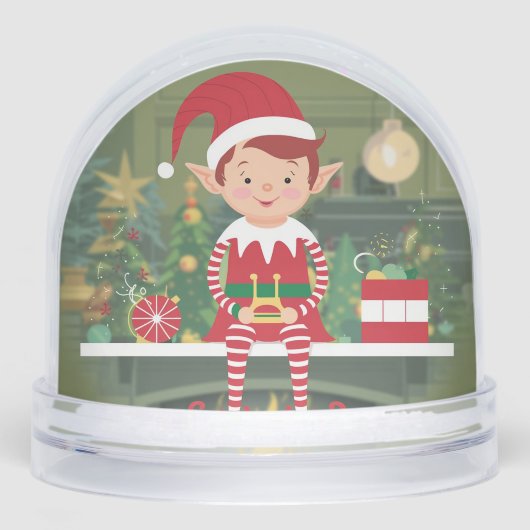 Elf on Shelf Christmas Snow Globe (Avant)
