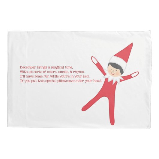 Elf op de proefpiloot kussensloop (Achterkant)