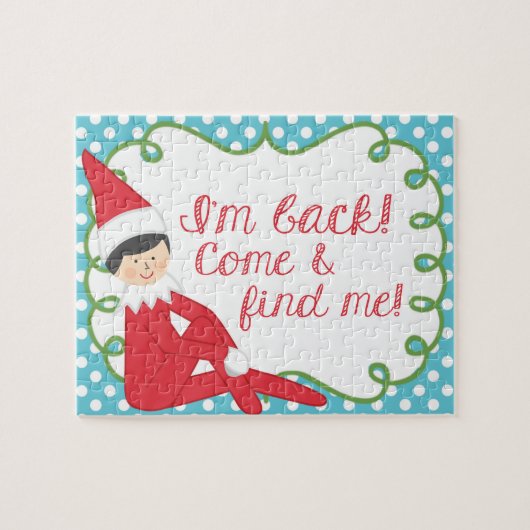 Elf op de Puzzle Legpuzzel (Horizontaal)