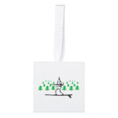 Elf op een Surfboard Thunder_Cove Kubus Ornament (Voorkant)