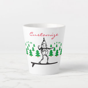 Elf op een Surfboard Thunder_Cove Latte Mok