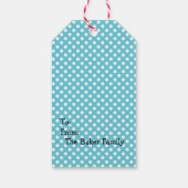 Elf op het Gift Label Cadeaulabel (Achterkant)