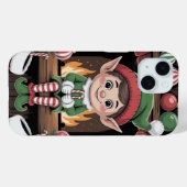 Elf op plank Kerst Schattigee iPhone / iPad case (Achterkant (horizontaal))