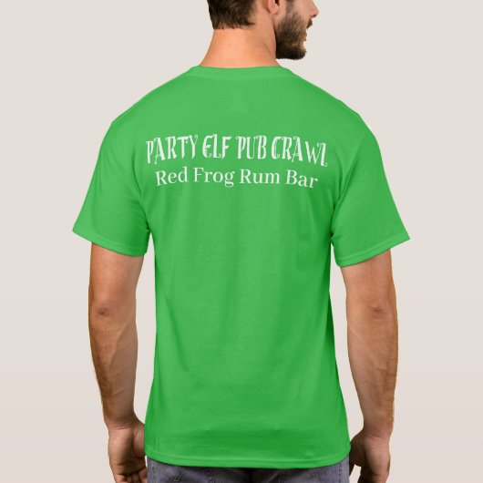 elf-partij t-shirt (Achterkant)
